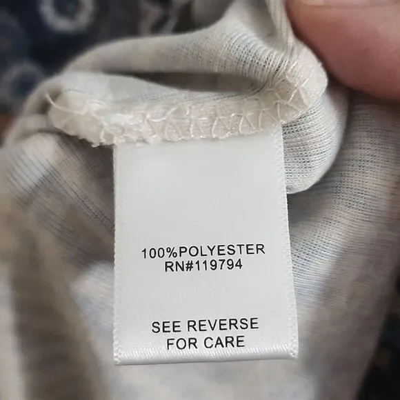 World Unity Woman boho print blouse size 2X NWT - Picture 5 of 9